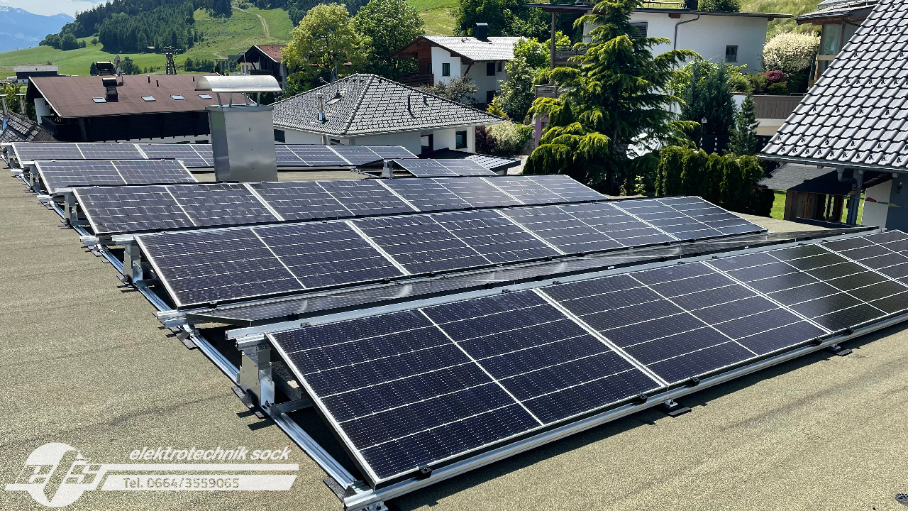 PV Anlage Wiesing, Tirol 2021